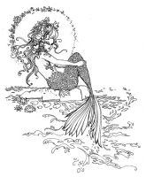 Floral Mermaid